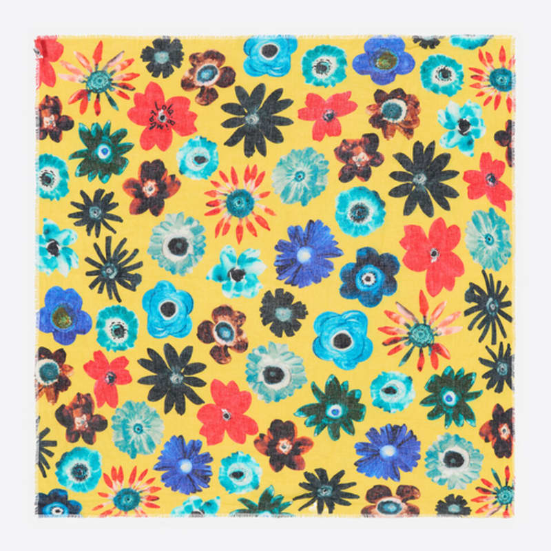 

BIMBA Y LOLA [25SS] BIMBA Y LOLA Blue Multicolor Floral Shawl B255AII006YEF Yellow_FREE