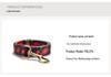 PLATTCO Christmas Flower Dog Leash - Smooth, Comfortable Training Leash (PDL374)