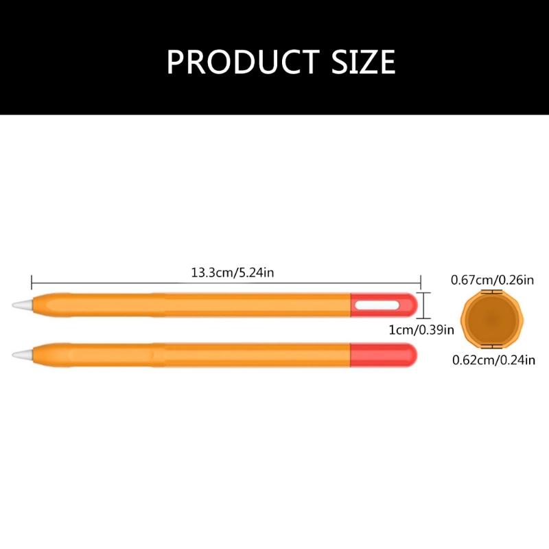 Pencil Case for Apple Pencil Pro Color Matching Soft Silicone Ultra Thin Protective Cover for IPad Pencil Pro Pencil 2
