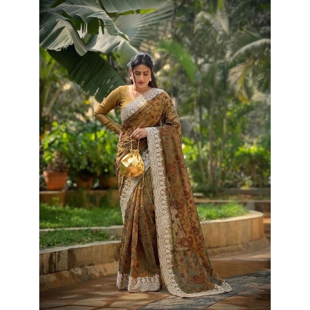 New Launch Designer Party Wear Saree Collection