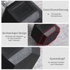 17.5KG Single Rubber Hex Dumbbell Portable Hand Weights Dumbbell Home Gym