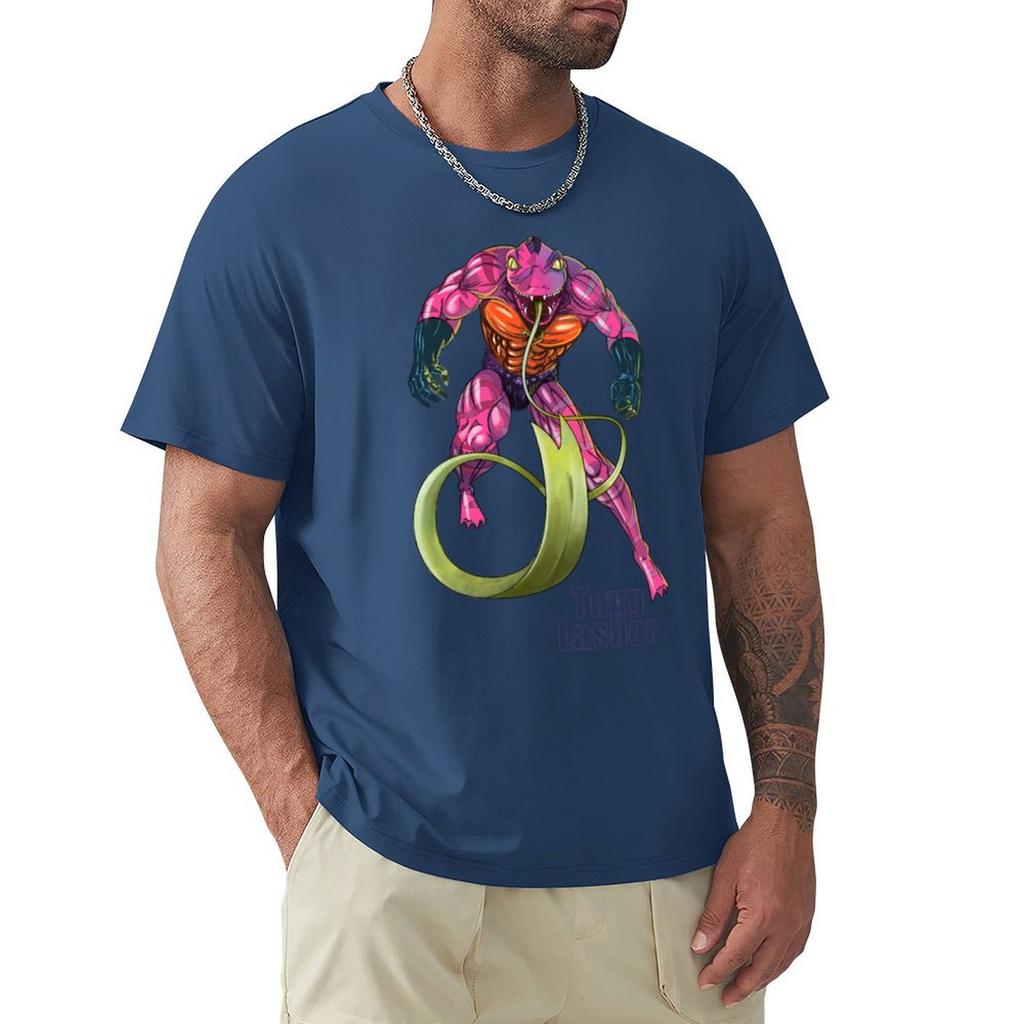 Tung Lashor T-Shirt Kawaii Clothes Shirts Graphic Tees Street Wear Oversized Graphic Tee Plain White T Shirts Men