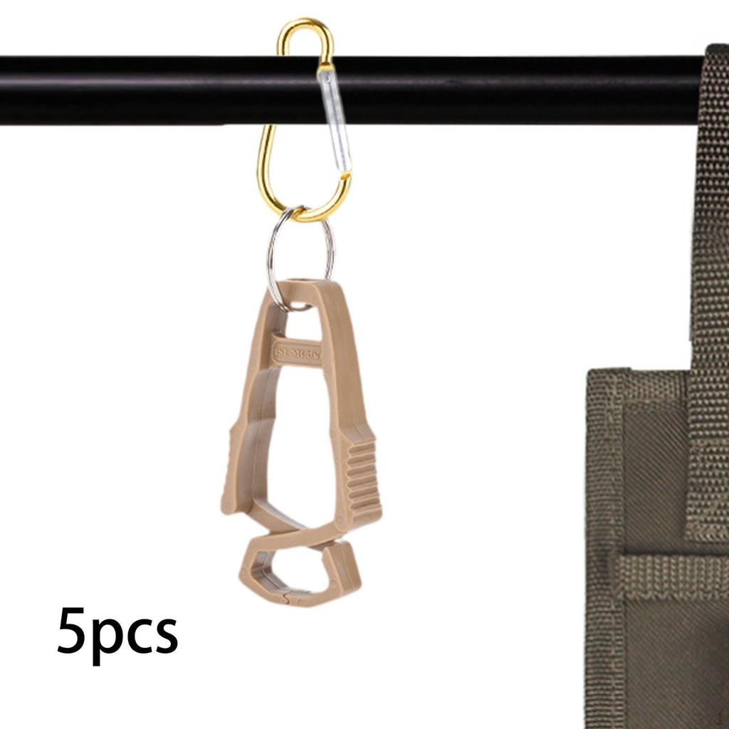 5 Pieces Outdoor Glove Clip Multipurpose Hook Clamp Hanger Anti Drop for Construction