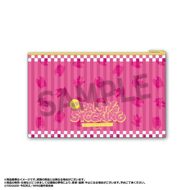 Anicraft TV Anime New PANTY & STOCKING with GARTERBELT Polyester Flat Pouch Cosmetic Bag