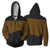 Voyager Captain Commander Zipper Sweatshirt Costume Men Hoodie Jacket