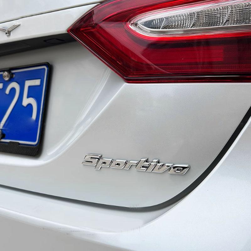 3D Car Styling SPORTIVO für CAMRY Auto Haube Kotflügel Kofferraum Heckhaube Namensschild Aufkleber Emblem Abzeichen Sticker