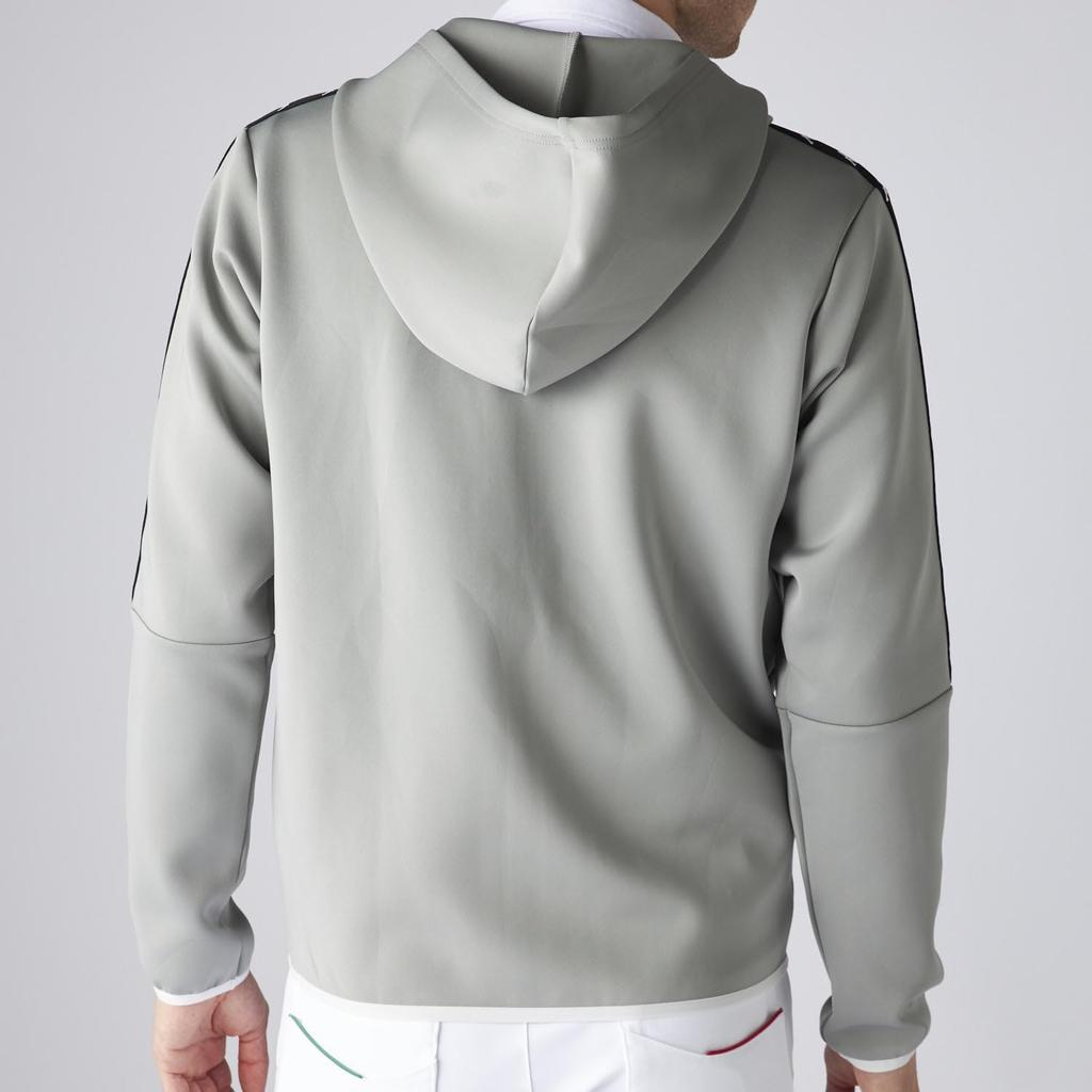 634402 Sweat Full Gray [Kappa] Men's Parka, Lightweight, Stretch, Zip,