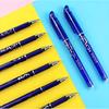 12-Pack Erasable Gel Pens, 0.5mm Blue with Refillable Ink, Magic Erasable Gel Pens with Full Barrel Tip, Heat-Erasable