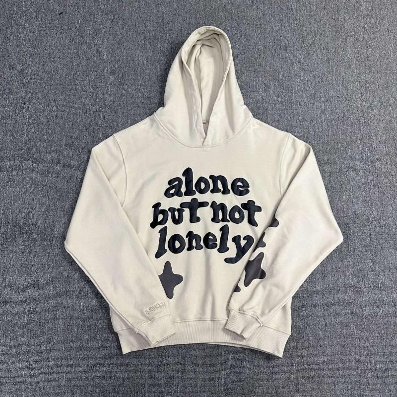 Broken Planet Streetwear Hoodie Set With 3D Puff Print Loose Fit Cotton Sweatshirt Men