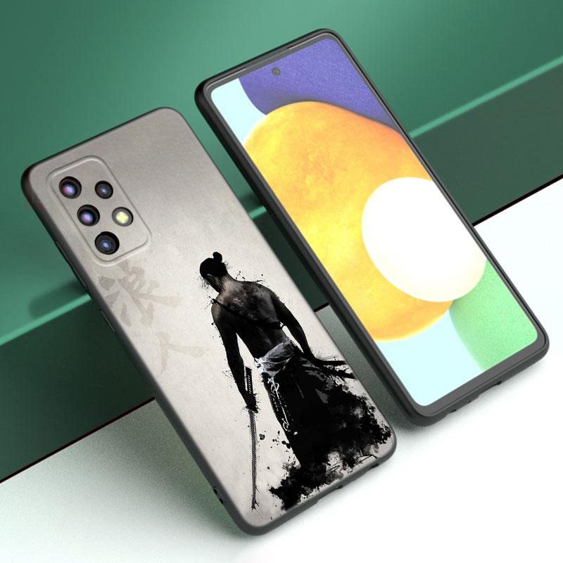 Japanese Samurai Art Phone Case For Samsung A04 A21 A30 A50 A52 S A13 A14 A22 A23 A32 A53 A73 5G A11 A12 A31 A33 A51 A70 A71 A72