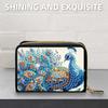 2pcs Animal Pattern Diamond Painting Fashion Card Holder DIY Diamond Painting Art Kit ID Storage Bag for Travel and Daily Use