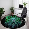 1 ks Kulatý koberec Joker Klaun do kanceláře, pod kancelářské židle, do ložnice, obývacího pokoje, domácí dekorace, dekorace místnosti, k dispozici v různých velikostech