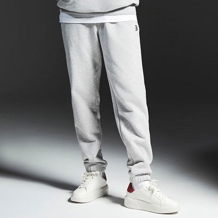 New MLB Jogger Sports Pants Unisex Gray 3APTB0724-43MGS