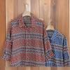 New Arrivals Open Run Women Unique Geometric Design Summer 5 Sleeve Loose Fit Bl
