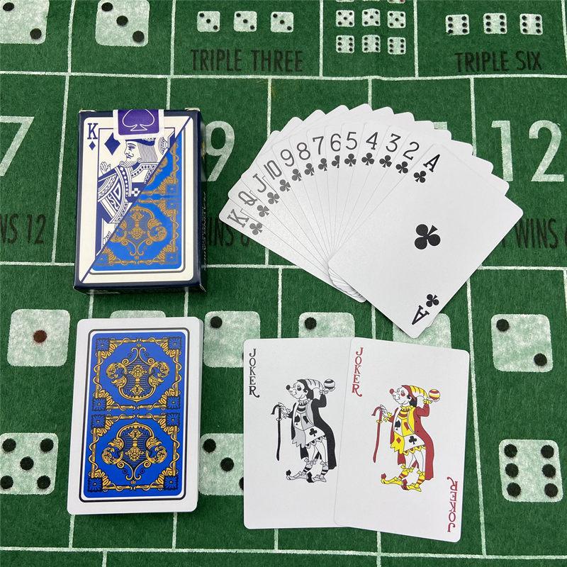 Playing Cards Plastic Baccarat Texas Holdem Poker 58mm228inch88mm346inch PVC Pokers Board Game Water Repellent Wearable Card