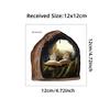 Realistic Mouse Hole Wall Stickers Cute Mouse Princess Reading Dancing Kids Bedroom Living Room Home Decor Vinyl Mural Decals