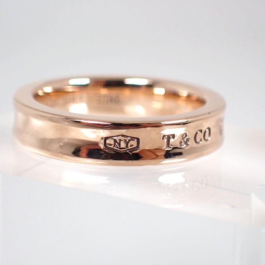 Used Tiffany 1837 Narrow Metal Ring, Size 6, J49-4