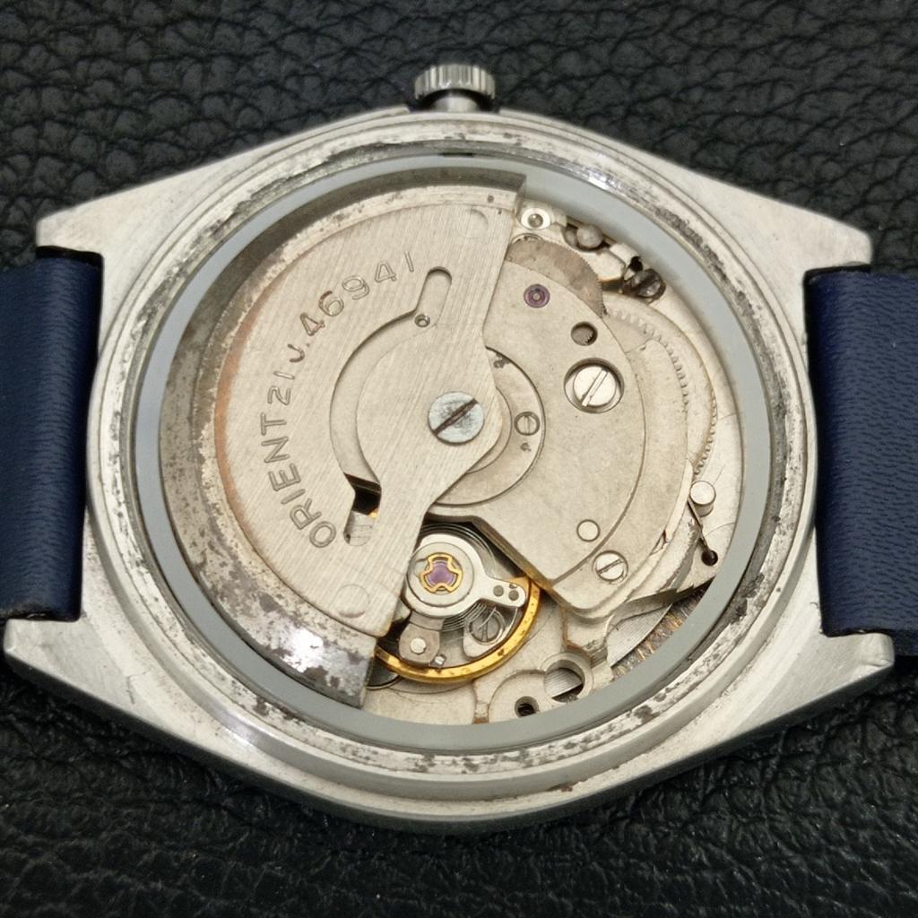 AUTOMATIC VINTAGE ORIENT AAA CRYSTAL JAPAN MENS ORIGINAL DIAL WATCH A707776-1