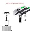 Mini Portable Digital LCD Display Electronic Portable Scale Travel Luggage Weighing Duffel Bag 110lb/50kg Weight Balance Tool