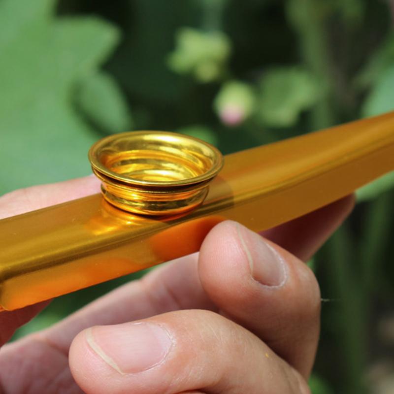 1pc Metal Kazoo Festival Party Gathering Performing Instruments Portable Musical Instruments for Leisure Entertainment Hum TMZ