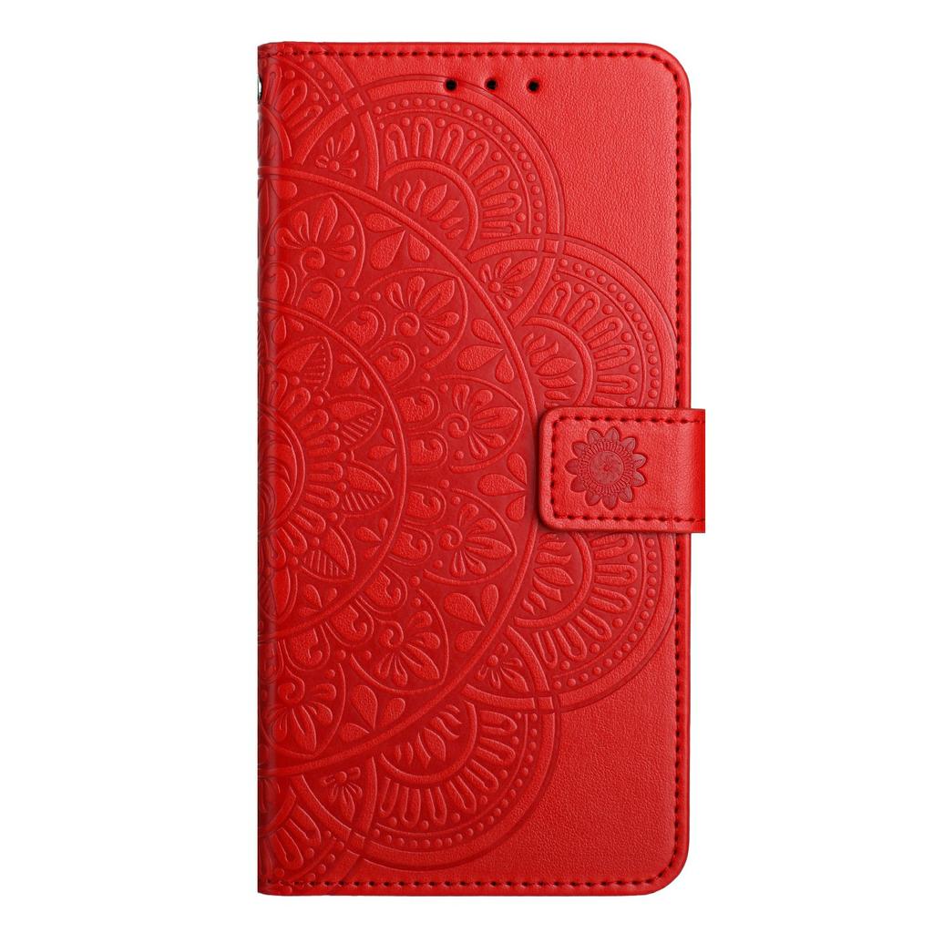 For Oppo Reno14 Pro 5G (Global) Leather Case with Card Slots Mandala Pattern Phone Cover Stand