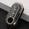 For Fiat 500 Ducato Punto Panda Lancia Musa Key Case Key Cover TPU Fob 3 Button Holder Shell Protector Car Interior Accessories