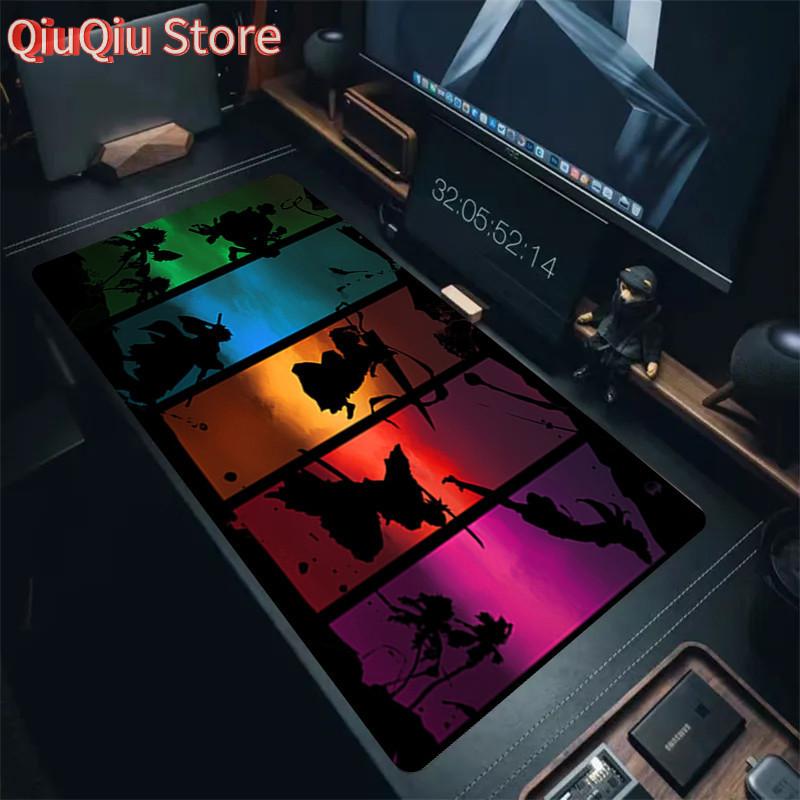 HD Anime Mauspads XXL Bleach Mauspads Kurosaki Ichigo Große Computer-Mausmatten Gummi Manga Schreibtischmatten 40x90CM Große Laptop-Matten