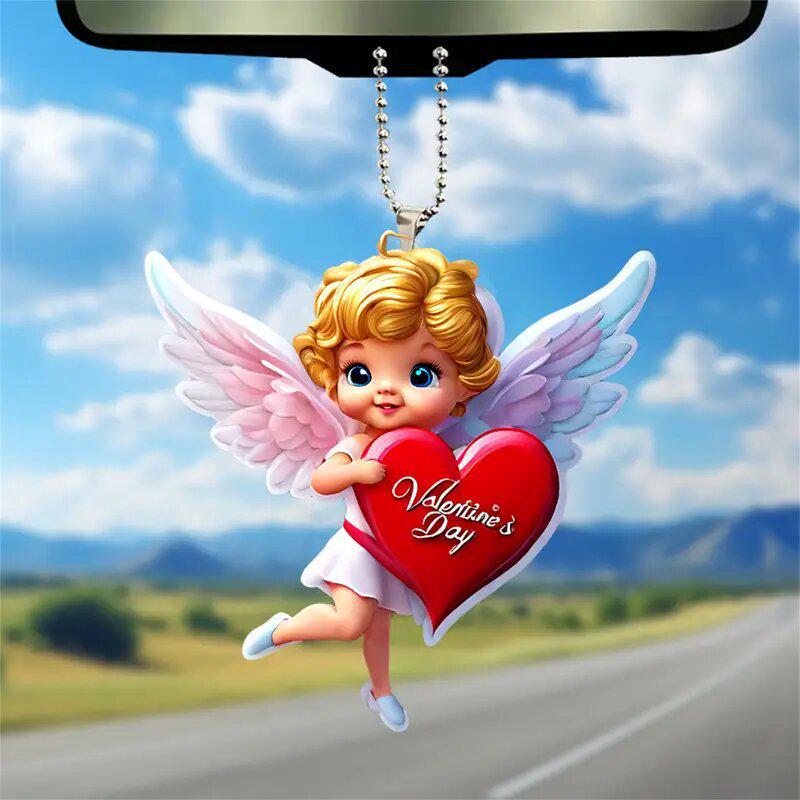 Valentine's Day Acrylic Car & Home Hanging Decoration Pendant