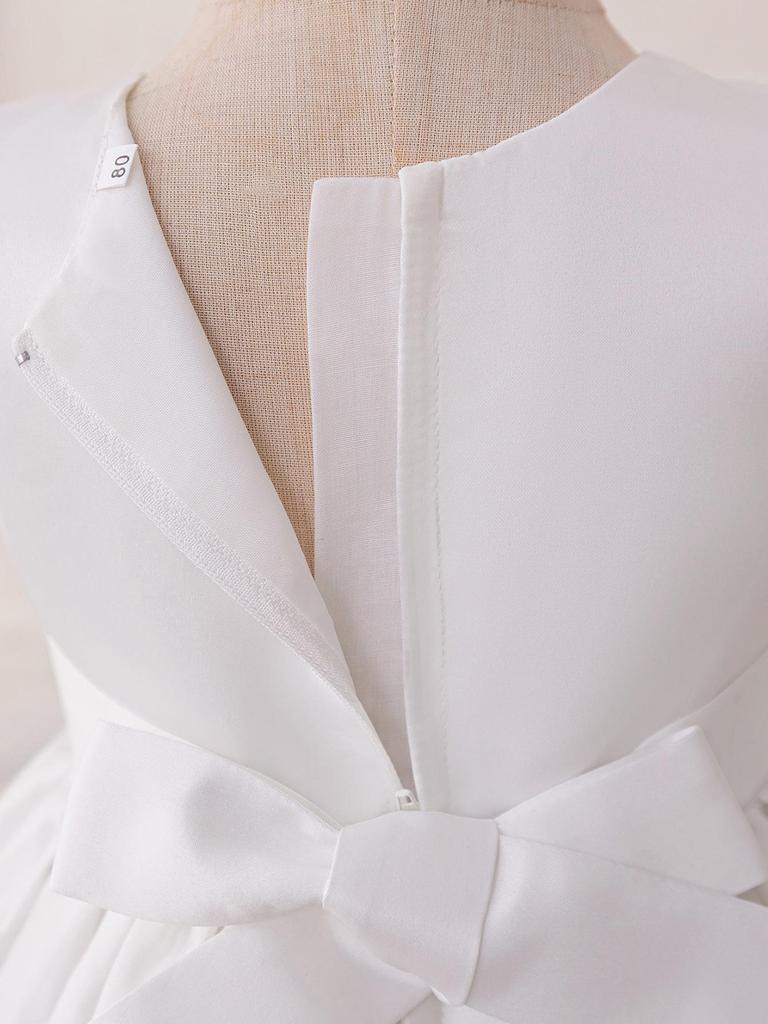 Abito da damigella ricamato a maniche lunghe - Abito da principessa formale per bambini piccoli e medi