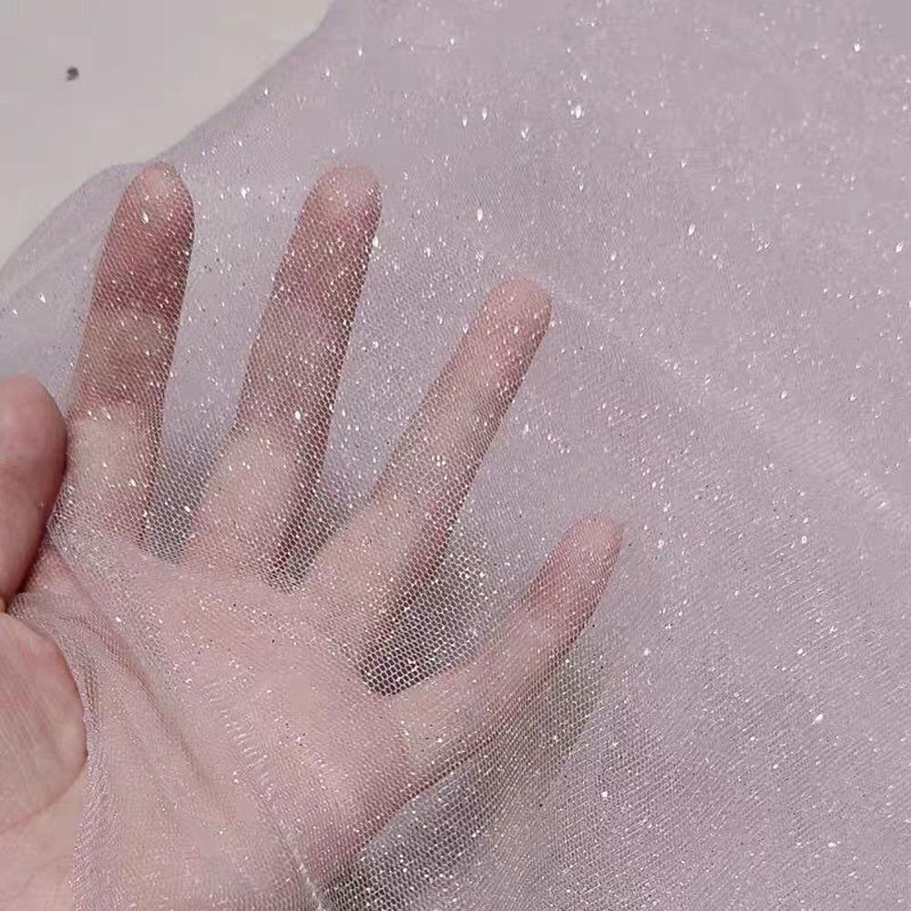 

Мягкая Блестящая Глиттерная Ткань Материал для Шитья и Декора Сделай Сам Новая Блестящая Тюль