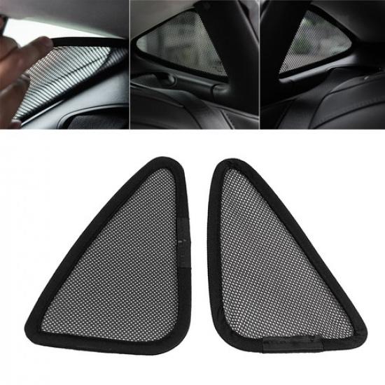 2 Pieces Window Sunshade    Triangular Net