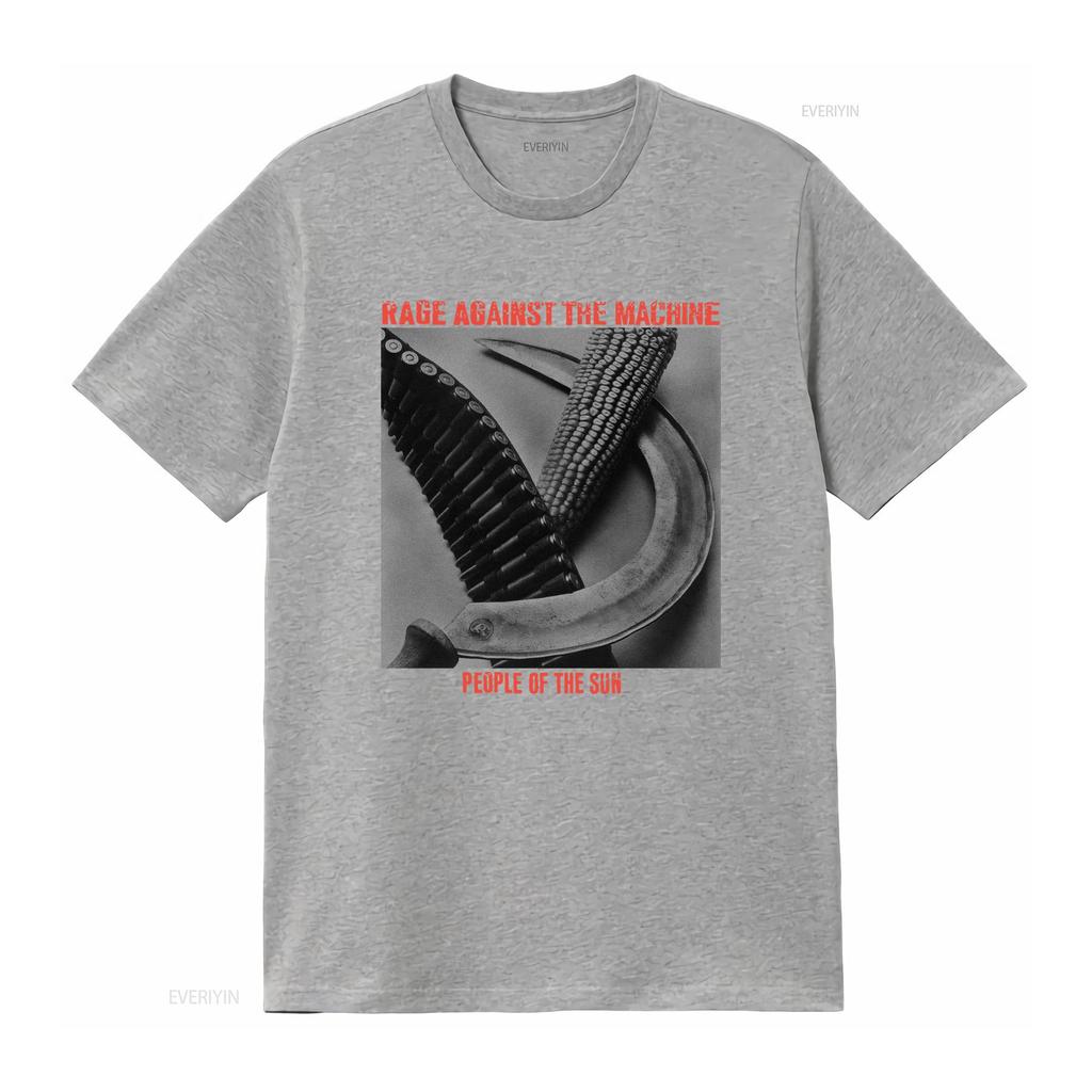 Maglietta Vintage Rage Against The Machine vintage Lavata grafica uomo Versatile streetwear Unisex Top Per l'uso quotidiano Morbido