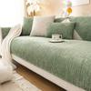 Thicken Chenille Sofa Cover Mat Solid Color Universal Couch Cover for Living Room L Shape Pets Kids Sofa Slipcover Home
