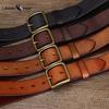 Korean Style Personality Fashion Genuine Leather Pin Buckle Pure Copper Men's Belt Men's Pure Cowhide Versatile Retro Belt