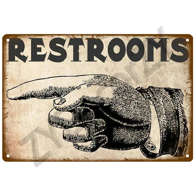

Мужчина Леди Смешной WC Знак Металлический Плакат Туалетная Тарелка Жестяная Табличка KTV Бар Барбекю Магазин Ванная Комната Декор Стены Фреска Дом Винтаж Фото Паб 20x30cm