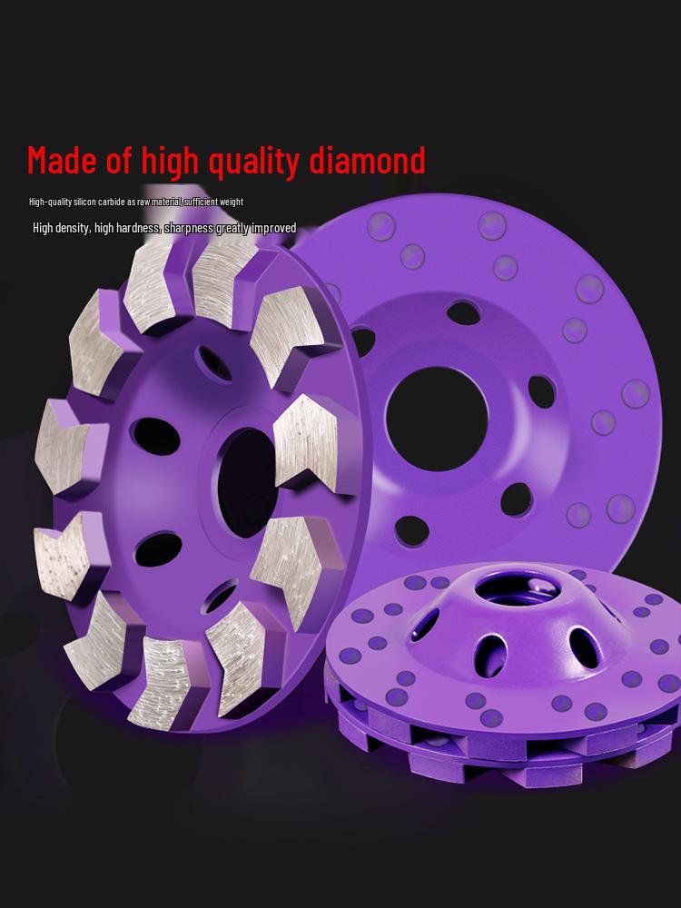 Diamond Grinding Disc for Angle Grinders - Ideal for Marble, Cement, Stone, and Flooring Polishing