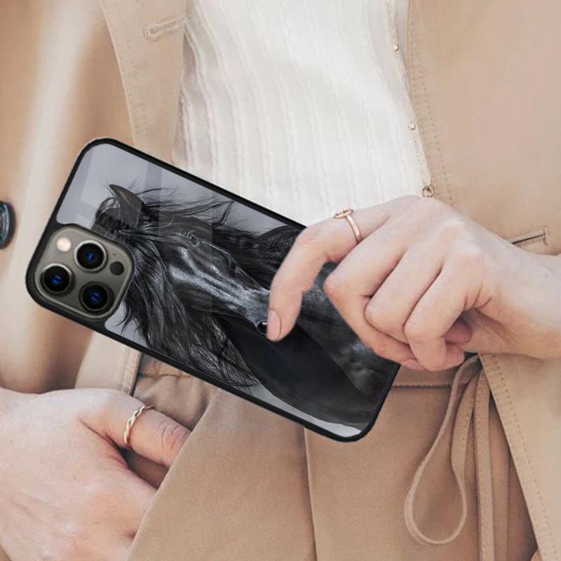 

Friesian Horse Magnetic Phone Case For APPLE iPhone 17 Air 16 14 13 12 Pro Max 15 Plus Wireless Charge With MagSafe Cover iPhone 13mini