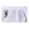 230T White Shumei Silk Lining Fabric: Fine Twill, High-Density, for Coats, Suits, and Windbreakers.