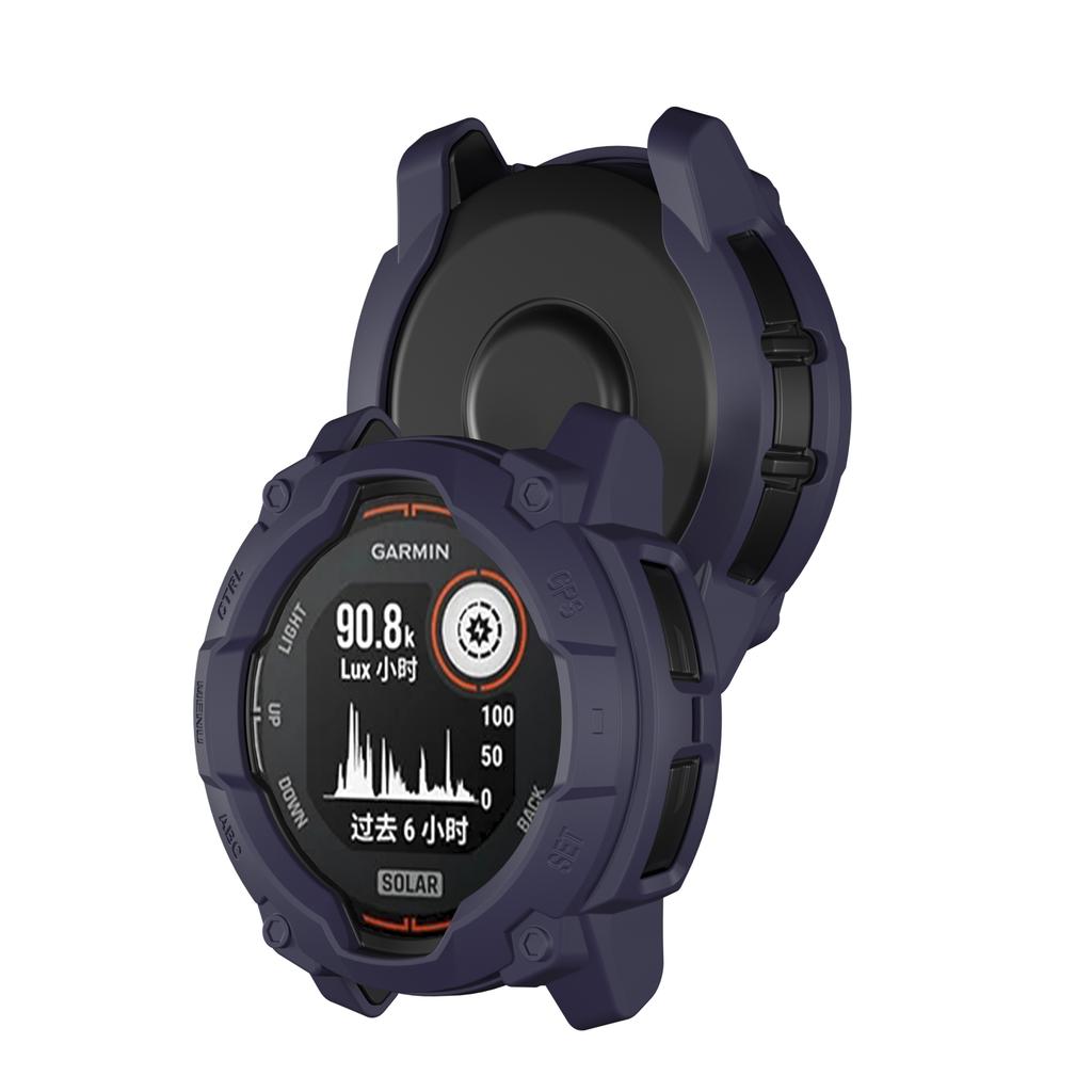 Ochranné pouzdro pro Garmin Instinct 3 Solar 45mm 50mm Rám Tvrdý Pancéřový Dutý Kryt z TPU Instinct3 Ochranný Skořepinový Kryt Nárazník
