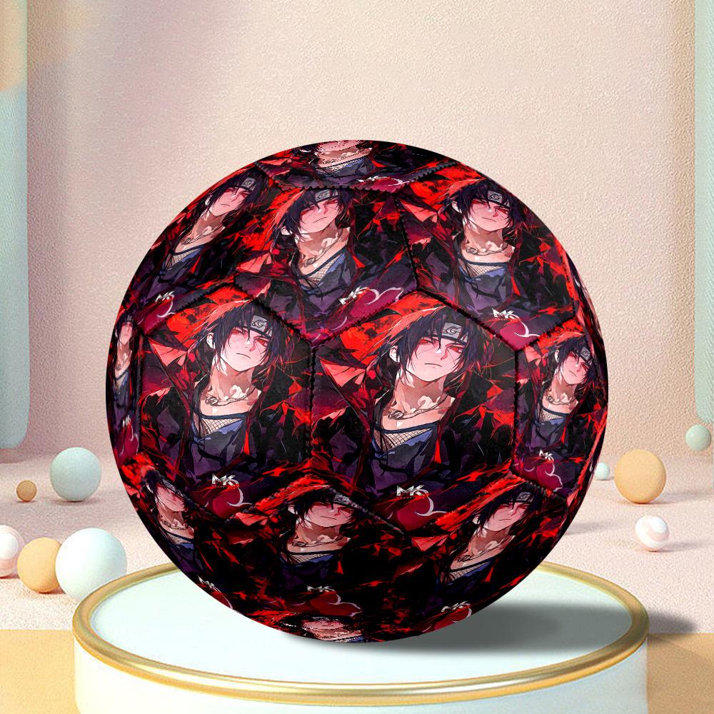 Dark Anime Ninja Character Size 5 Soccer Balls, Anti-Slip, Protective Football, Outdoor Sport, a Unique Gift Suitable for Him/her, Birthdays