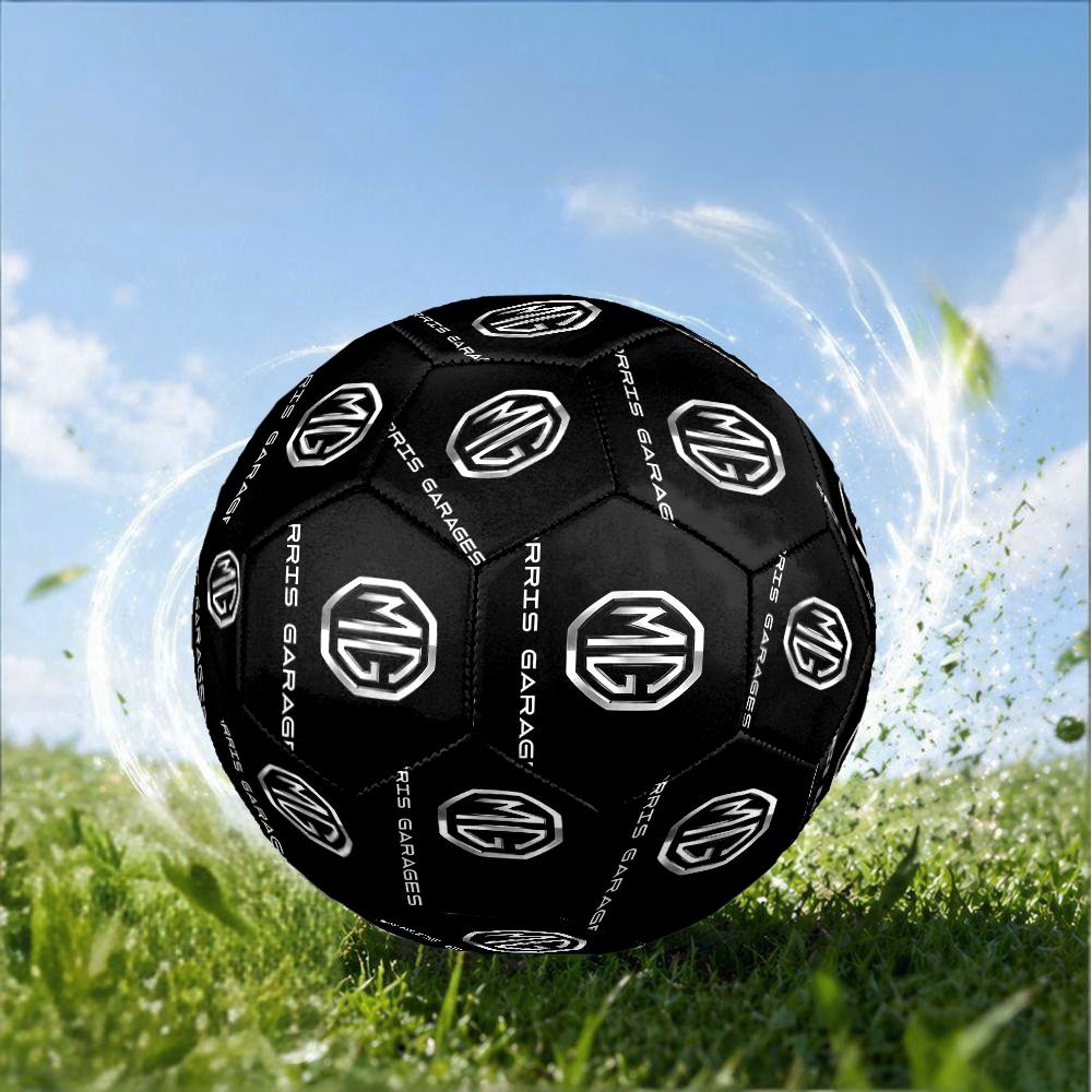 Mg Logo Design Inspiration Size 5 Soccer Ball,Indoor/Outdoor Suitable for Training Matches Tournaments Practice Games Perfect Gift for Fan