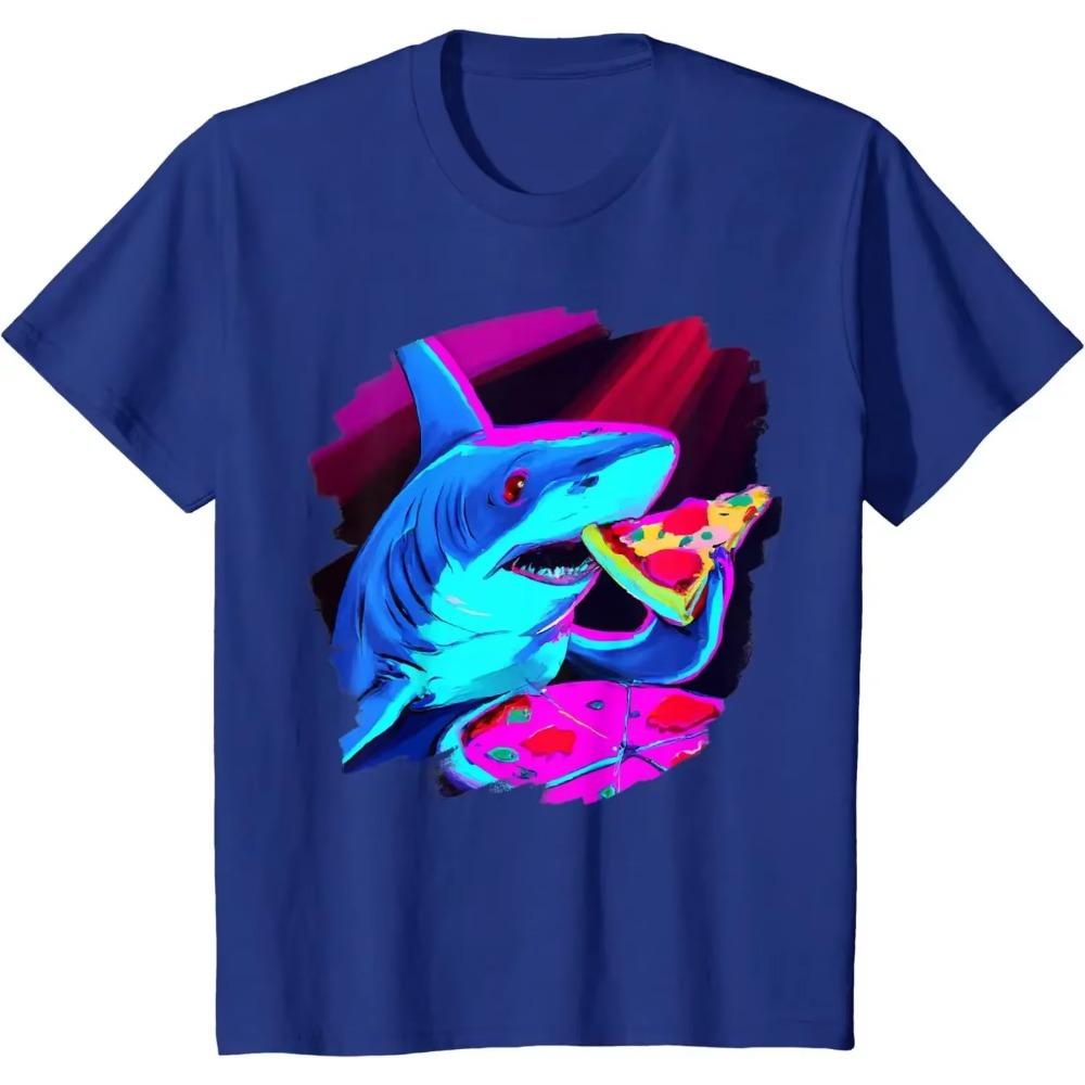 

Футболка Shark Eating Pizza Funny Cool с изображением акул XXXXXL золотой