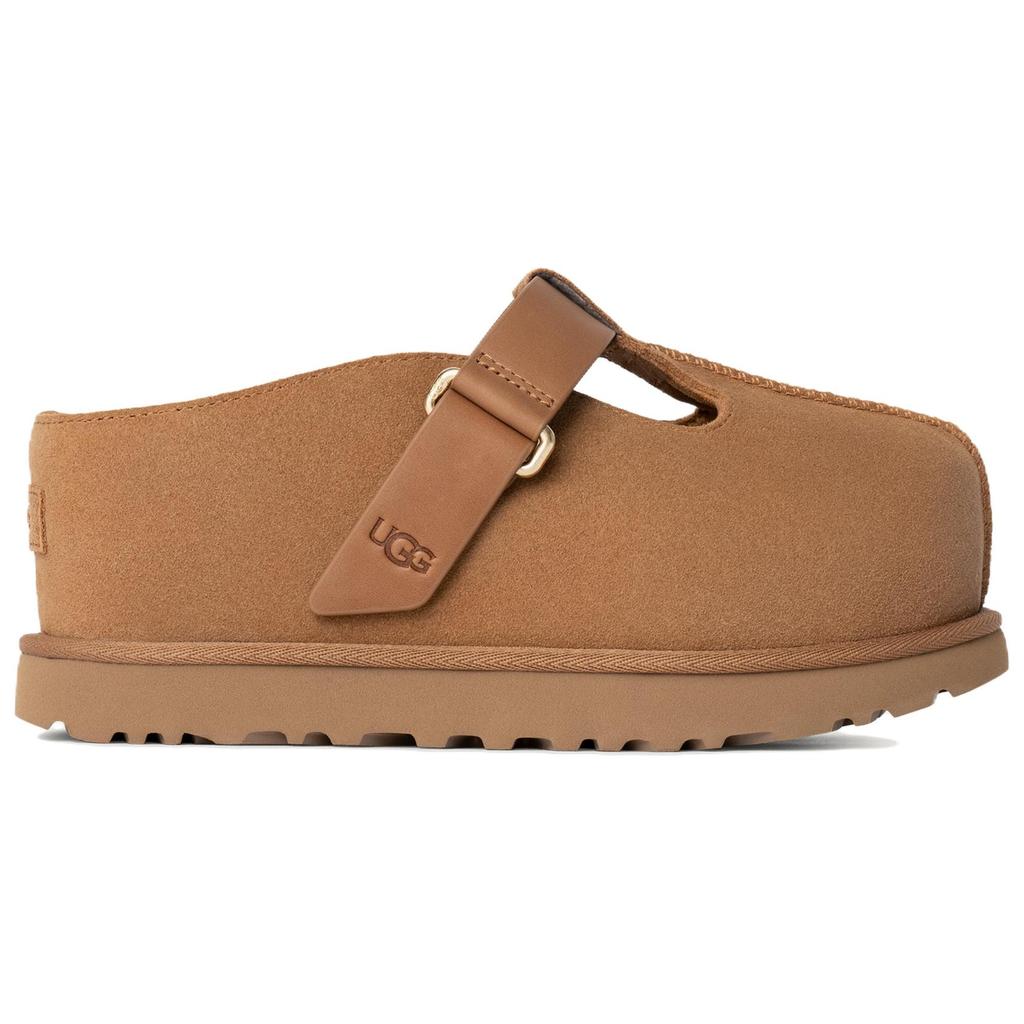 UGG Versatile Comfortable Fashion EVA Anti-Slip Open-Toe Slippers Women slippers Brown 1167550-CHE