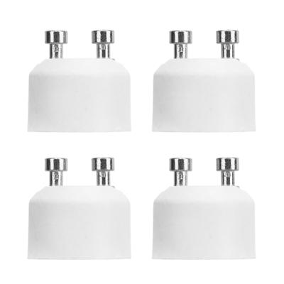 4PCS GU10 zu MR16 Adapter Buchse Hitzebeständige Lampe Halter Konverter für LED Halogen Lampe