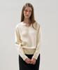 HANE Solid Core V-Neck Knit_Cream