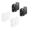 Universal Surround Small Satellite Ceiling Speaker Brackets 1Set Black Soundbar Wall Mounting Brackets for Speakers