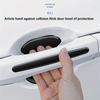 8 Pcs Black Door Handle Stickers, Anti-Scratch Car Door Handle Paint Surface Scratch Protection Car Stickers, Auto Accessories