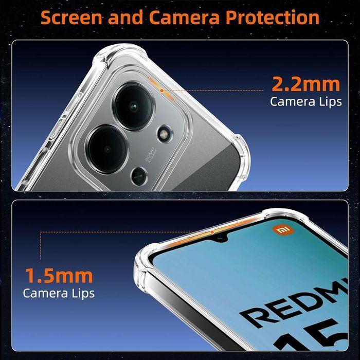 Coque de Protection - E.F.Connection - pour Xiaomi Redmi 15C 4G/5G - Silicone Anti-Rayures Coins Renforcés