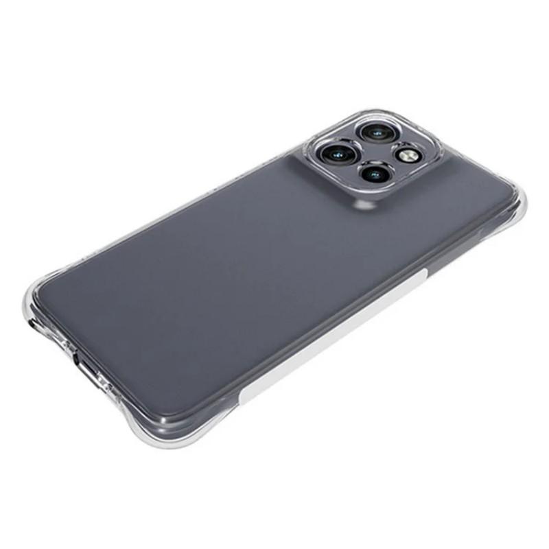 For Motorola Edge 50 Neo 5G Clear TPU Case WANLONFENG TM Series 2.0mm Phone Back Cover