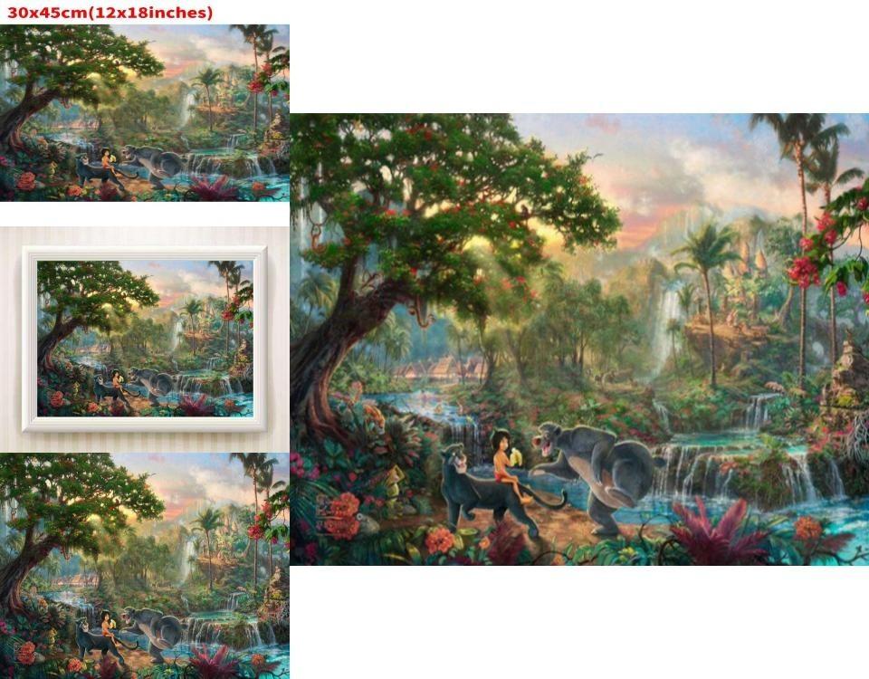 Meerjungfrauenprinzessin Leinwand Wandkunst Für Moderne Märchen Schlafzimmerdeko Cartoon Stil Bunt Gerahmt Sprühmalerei Verschiedene Größen